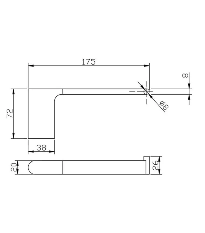 Cora Toilet Roll Holder Specification