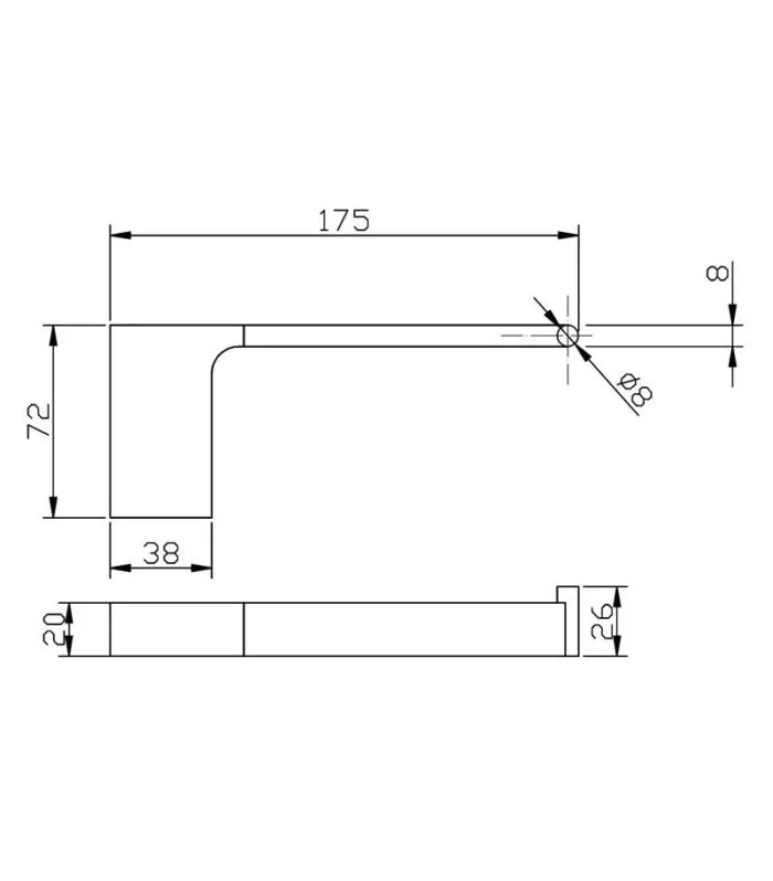 Eden Toilet Roll Holder - Specification