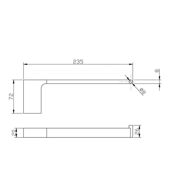 Eden Towel Bar - Specification