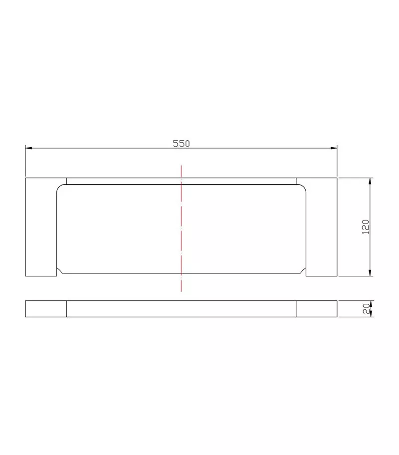 Eden Metal Shelf - Specification