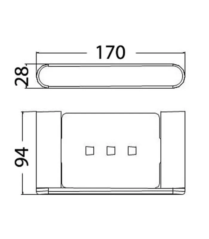 Specification For Dove Soap Basket