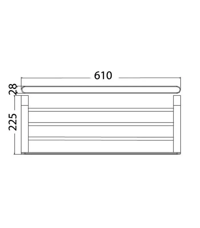 Specification For Dove Bath Towel Rack 610mm