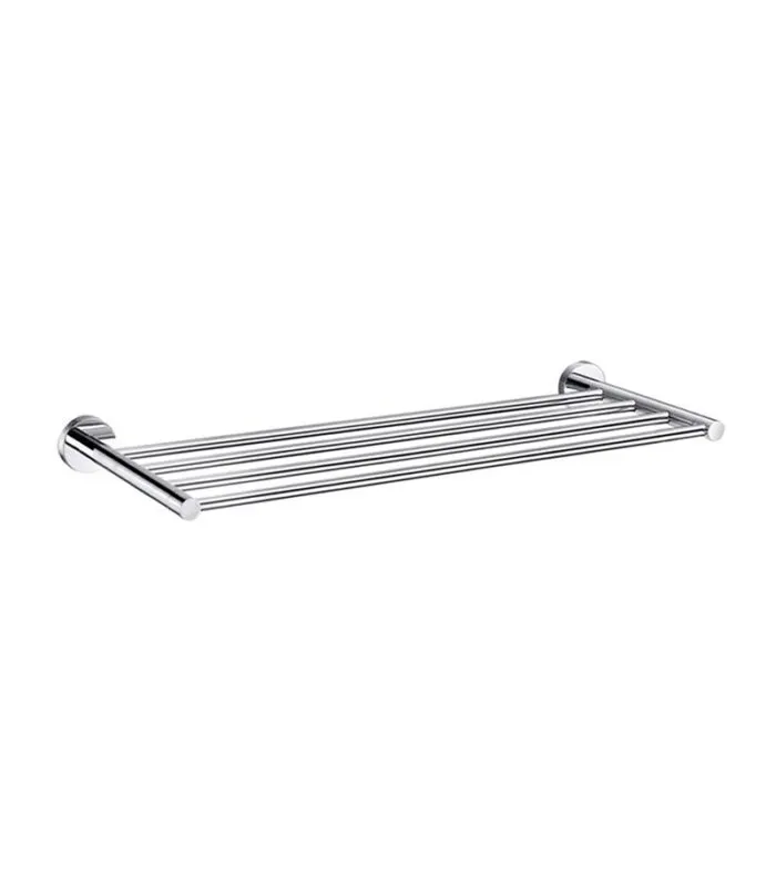 Otus Brass Bath Towel Rack - Chrome