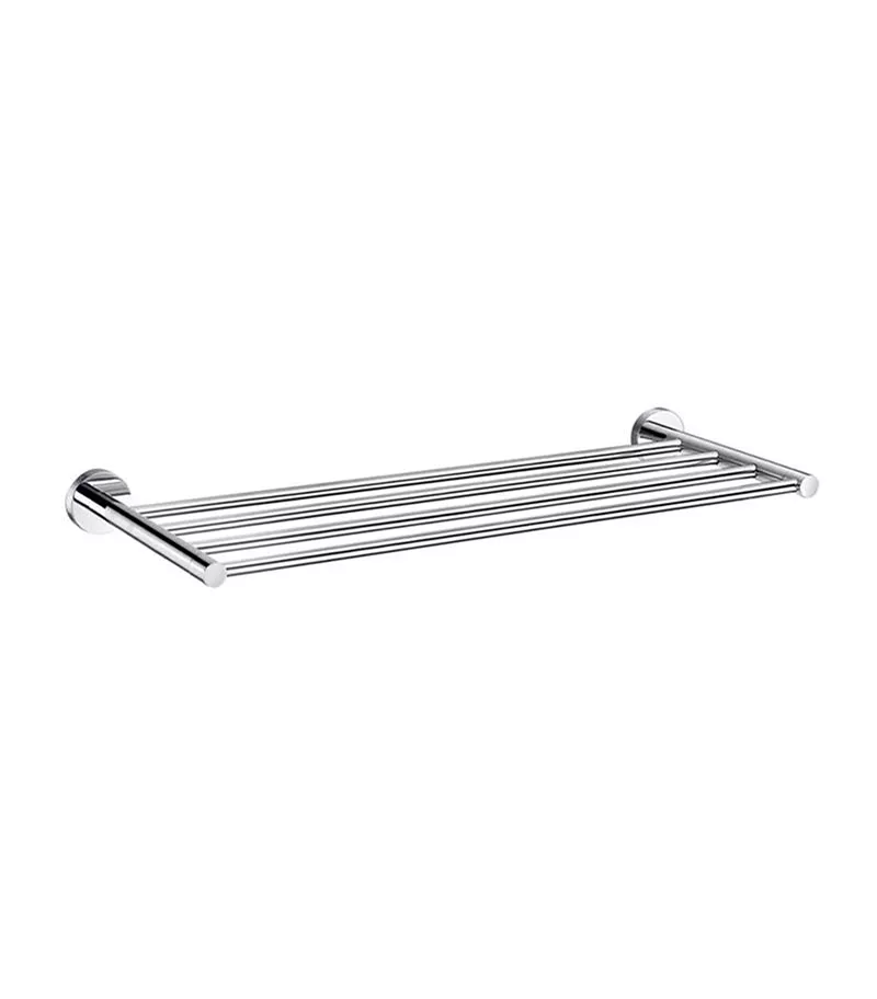 Otus Brass Bath Towel Rack - Chrome