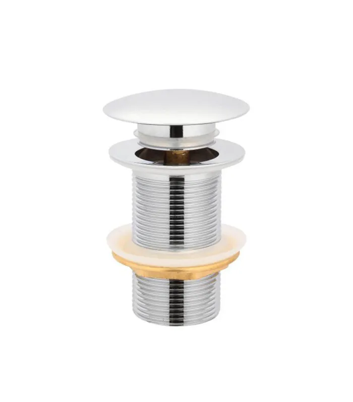 Aqua 32/40mm Mushroom Basin Pop Up Waste With No Overflow - Chrome