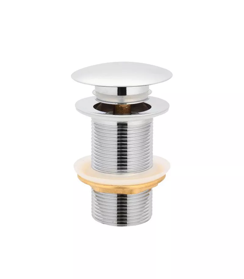 Aqua 32/40mm Mushroom Basin Pop Up Waste With No Overflow - Chrome