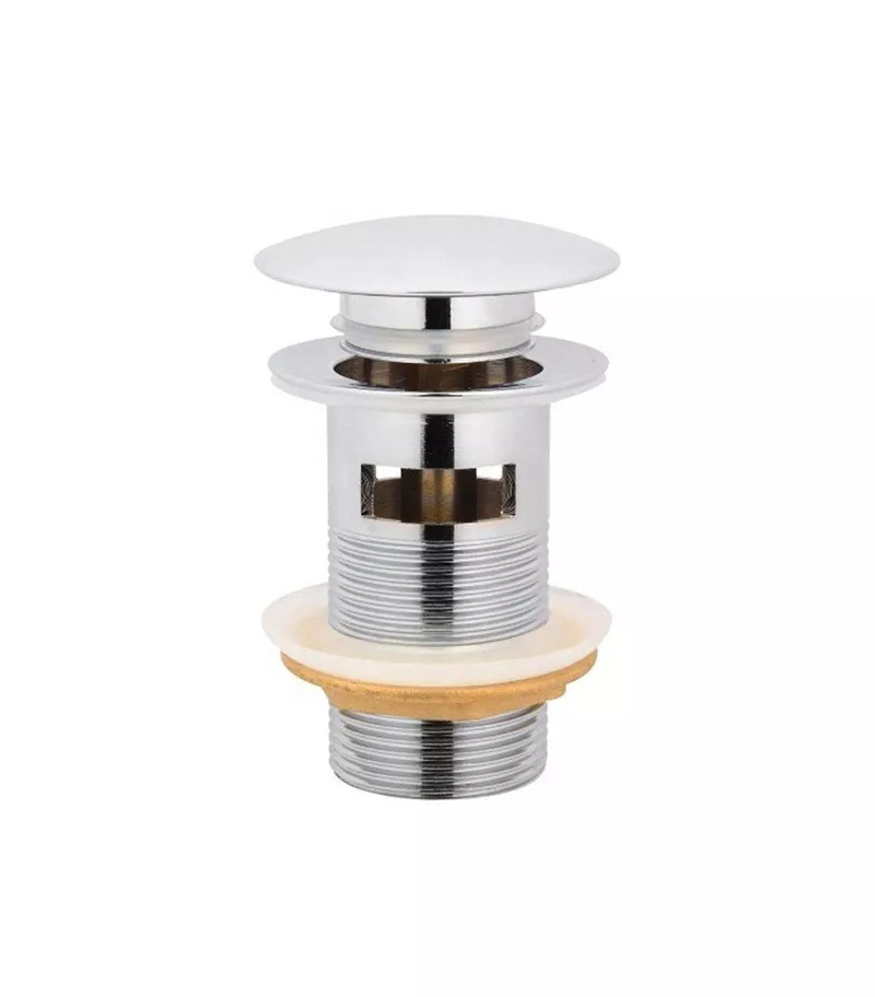 Aqua 32/40mm Mushroom Basin Pop Up Waste With Overflow - Chrome