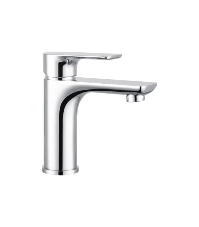 VOG Brass Short Basin Mixer - Chrome