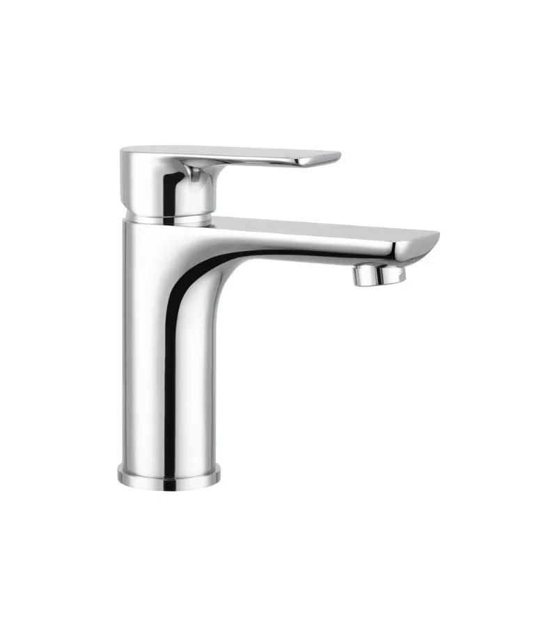 VOG Brass Short Basin Mixer - Chrome