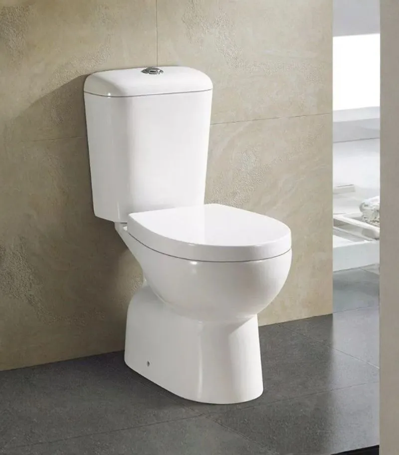 Zion Box Rim Close Coupled Toilet Suite - With Background