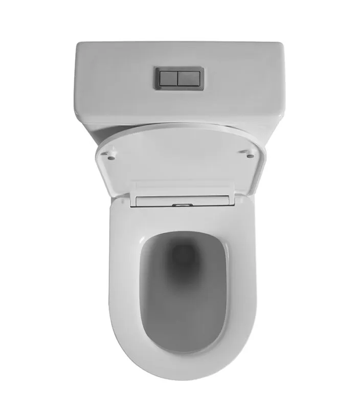 Reno 026 Tornado Wall Faced Toilet - Gloss White Topview
