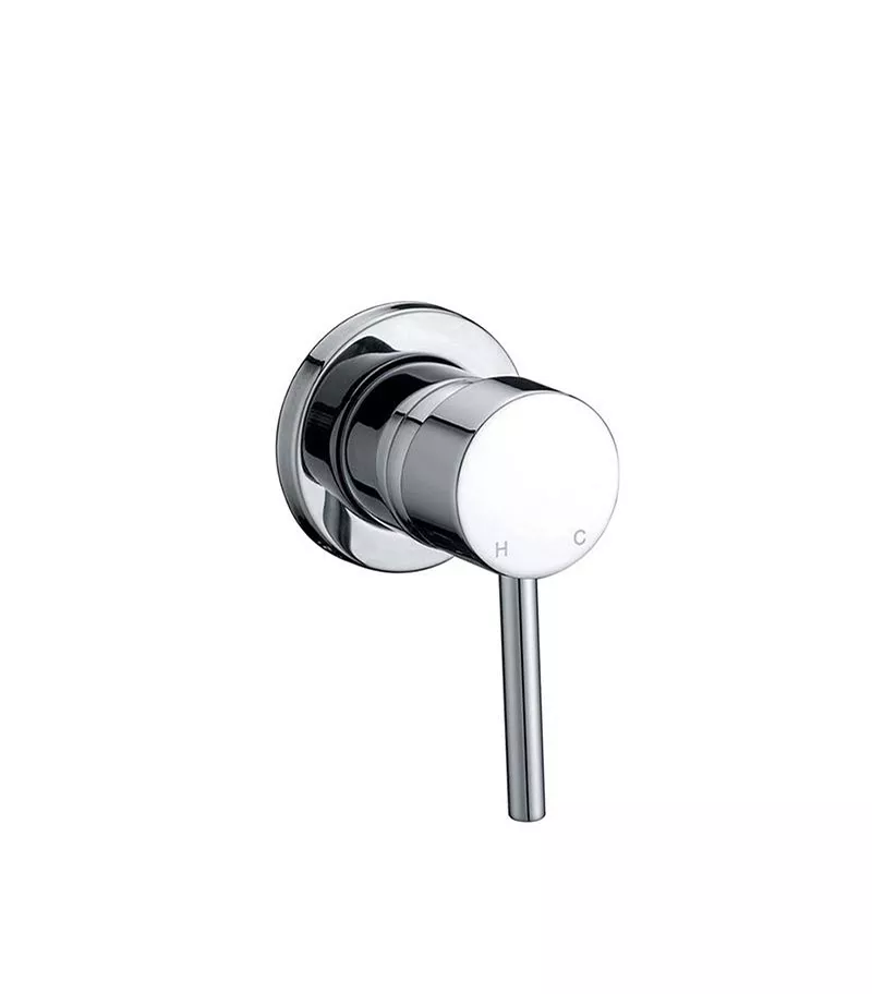 Otus Wall Mixer On Mini Plate - Chrome