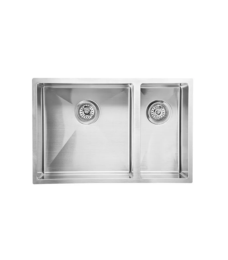 Eden 670x440x198mm Stainless Steel 1&1/2 Bowl Sink