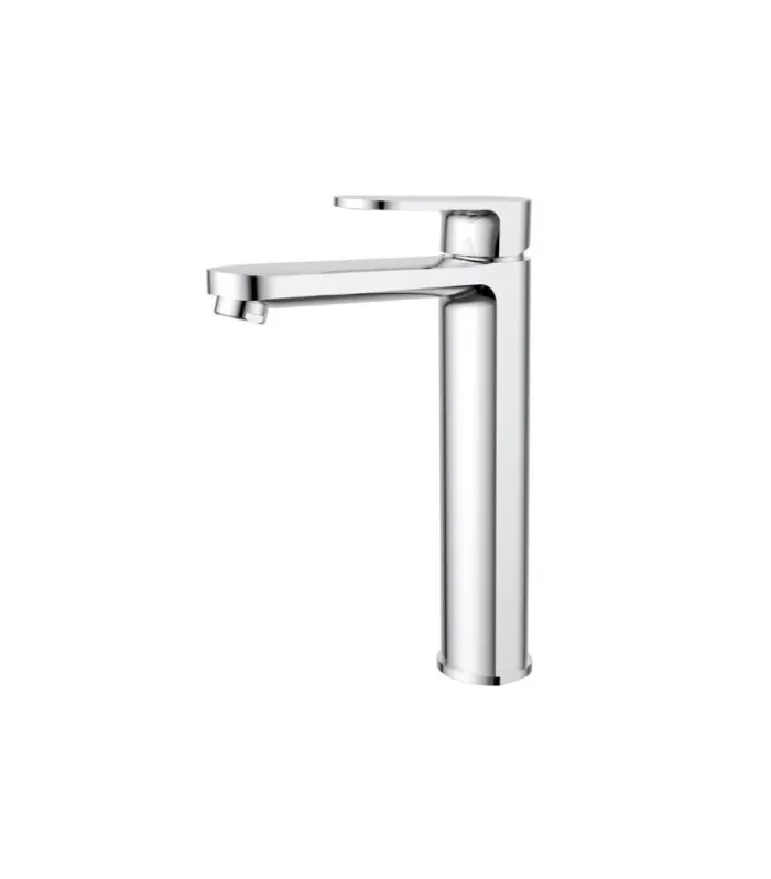 Cora Brass Tall Basin Mixer - Chrome