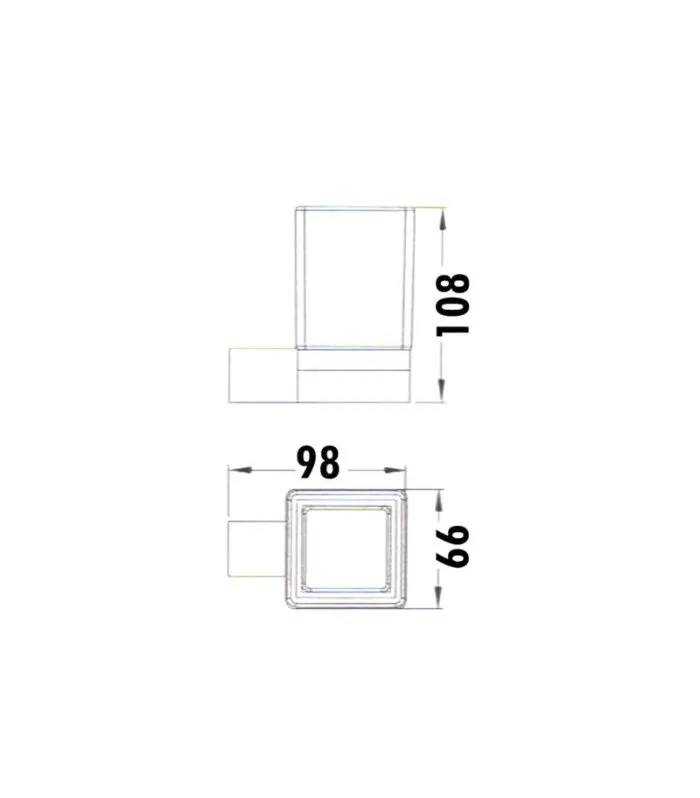 Rosa SS304 Tumbler Holder - Specification