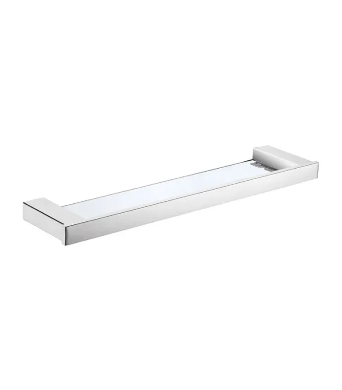 Rosa SS304 511mm Glass Shelf - Chrome