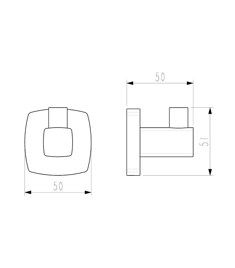 Specification For Luxus Robe Hook