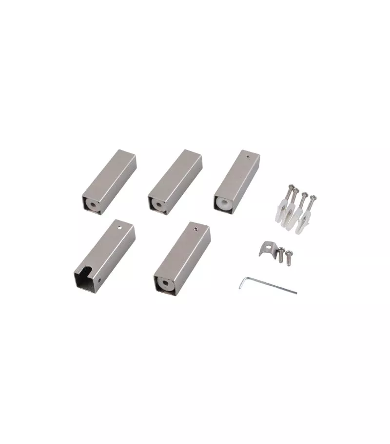 Aqua Square Chrome Heated Towel Rack 4 Bars Parts