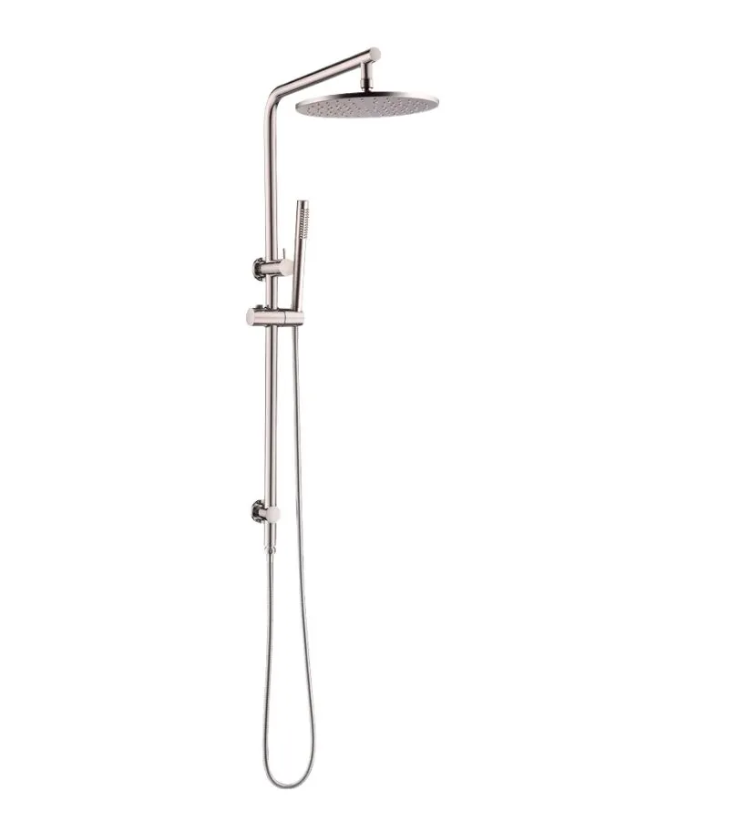 Lucid Twin Shower on Rail - Chrome