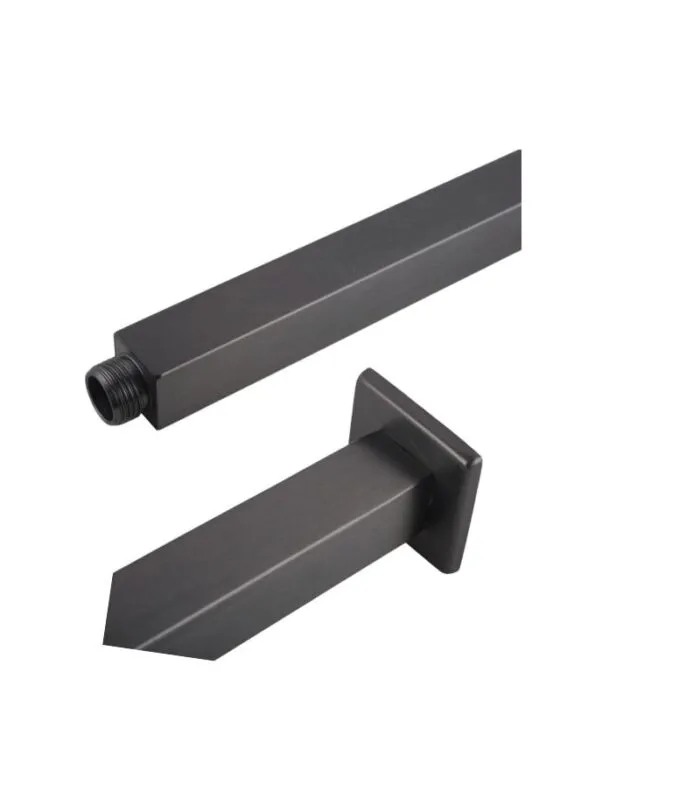 IVANO Stainless Steel Square Ceiling Arm - Gunmetal | Parts
