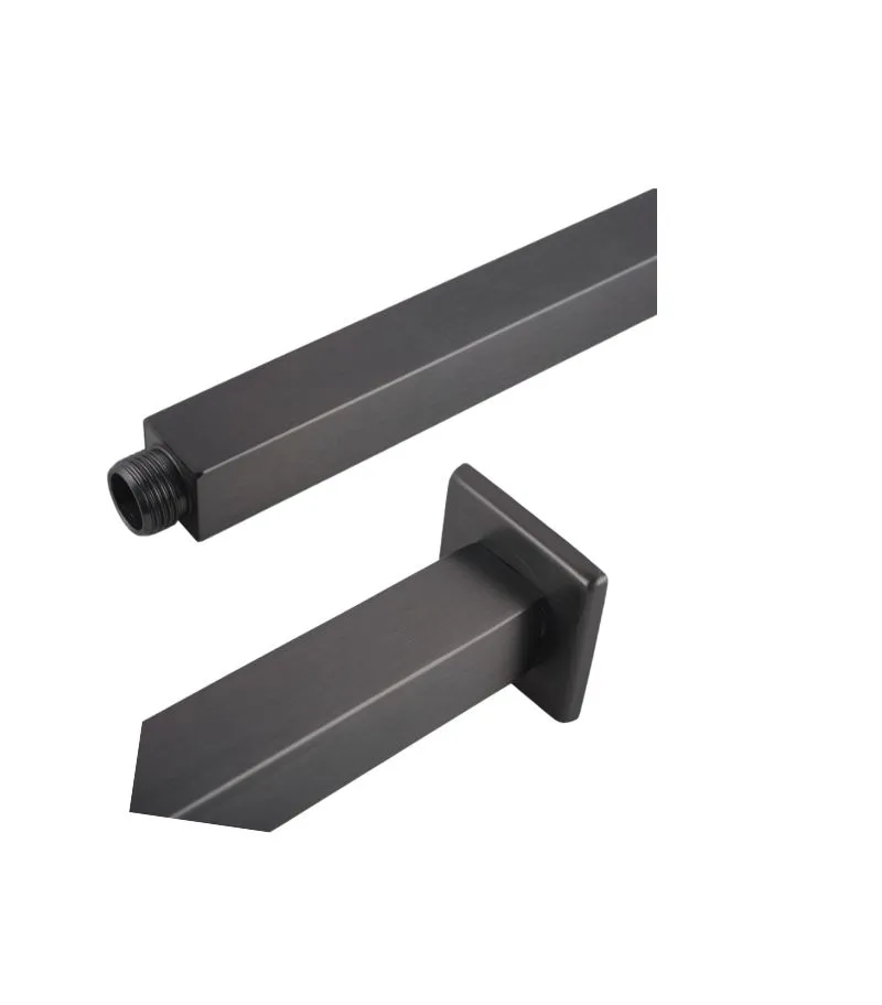 IVANO Stainless Steel Square Ceiling Arm - Gunmetal | Parts