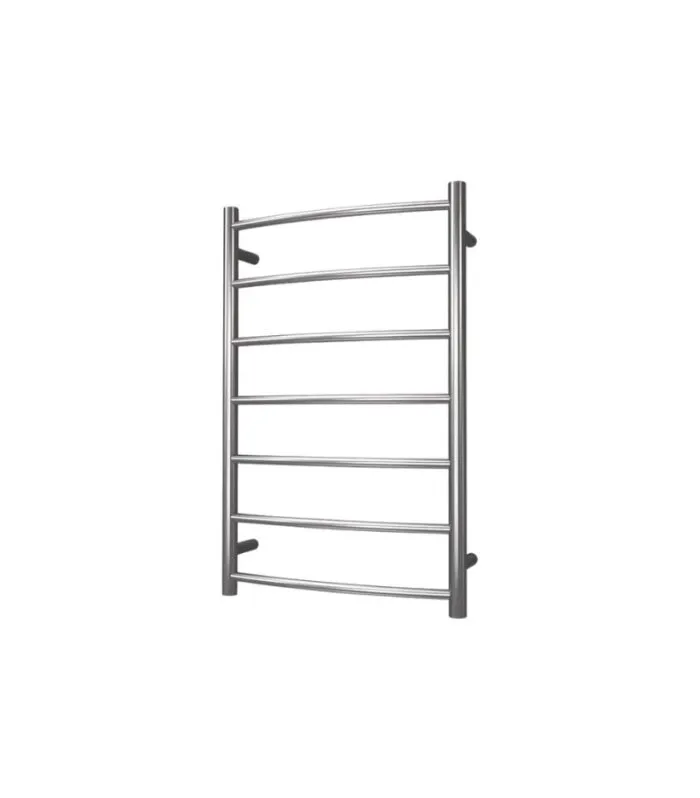 Round & Curved Towel Rack 7 Bars - Chrome