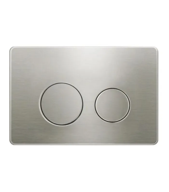 R&T Dual Flush Push Plate - KL27 for Cistern G30031 / G30032 - Brushed Nickel