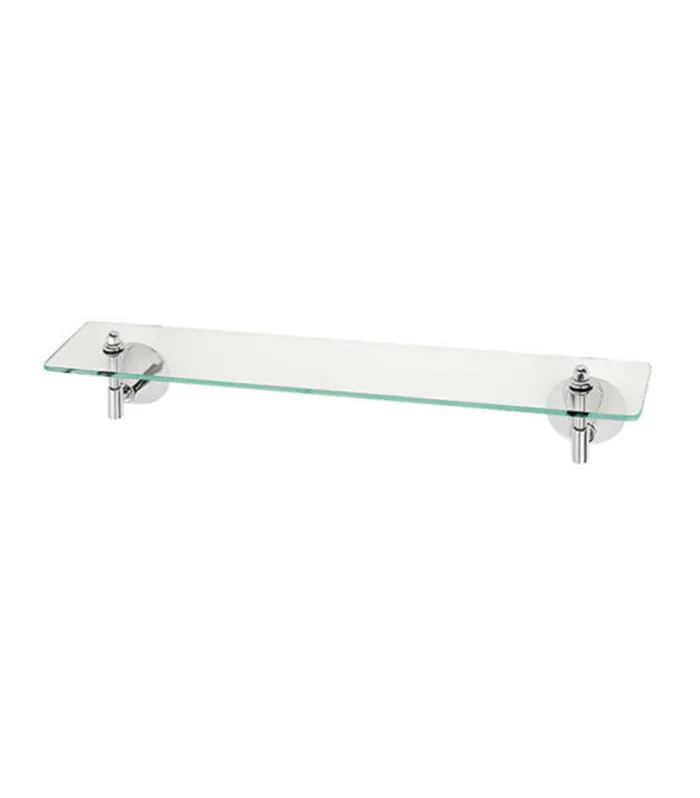 Kirra Chrome Glass Shelf