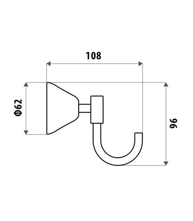 Kirra Chrome Robe Hook
