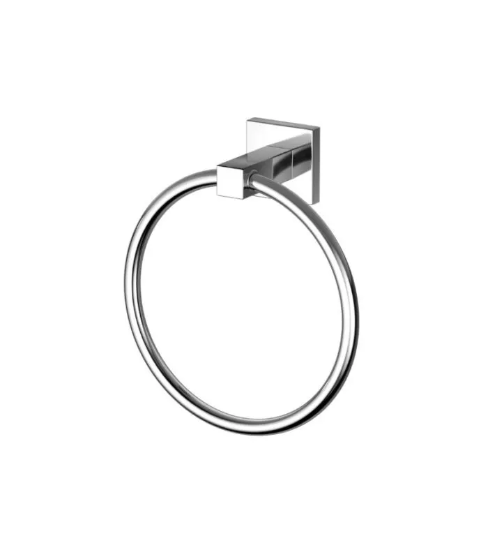 Lauren Stainless Steel Towel Ring - Chrome