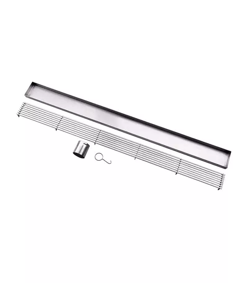 Linear Stainless Steel Gold Floor Grate 600mm to 1200mm Components