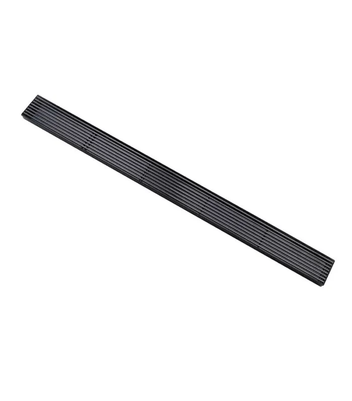Linear Floor Grate 600mm to 1200mm - Matt Black