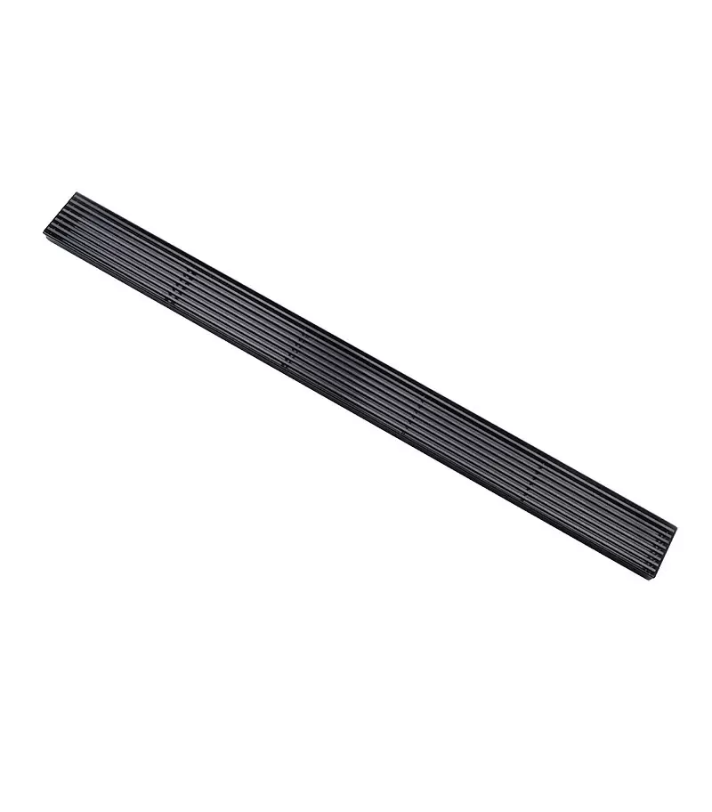 Linear Floor Grate 600mm to 1200mm - Matt Black