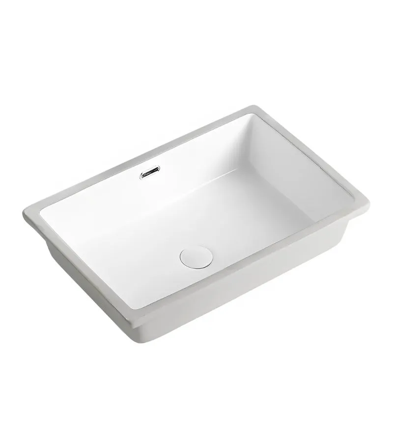 Crete Rectangle Undermount Ceramic Basin 545x380x180mm