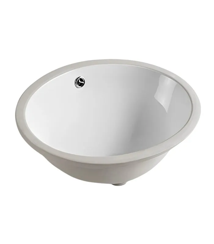 Elipps Round Undermount Ceramic Basin 340x340x200mm
