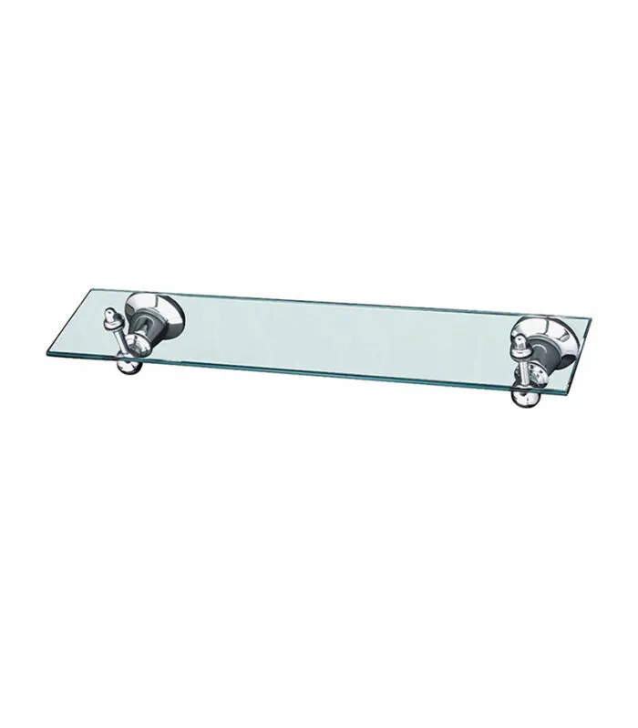 Noosa Chrome Glass Shelf
