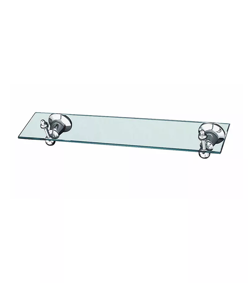 Noosa Chrome Glass Shelf