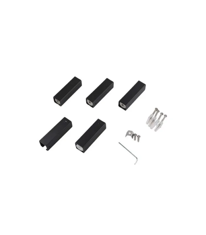 Aqua Square Matt Black Heated Towel Rack 4 Bars Parts