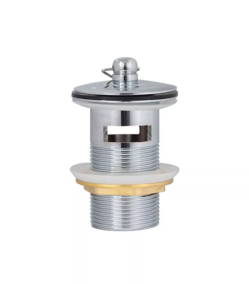 40mm Plug Waste With Overflow - Chrome