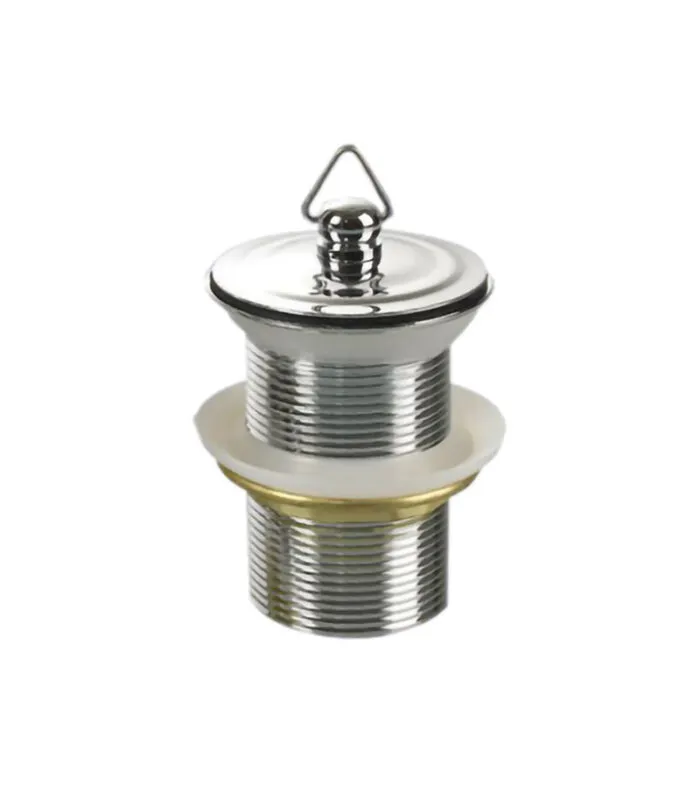 Plug Waste With Non Overflow - Chrome