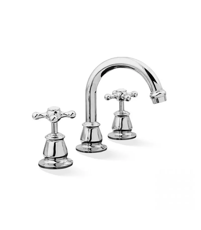 Noosa Heritage Basin Tap Set - Chrome