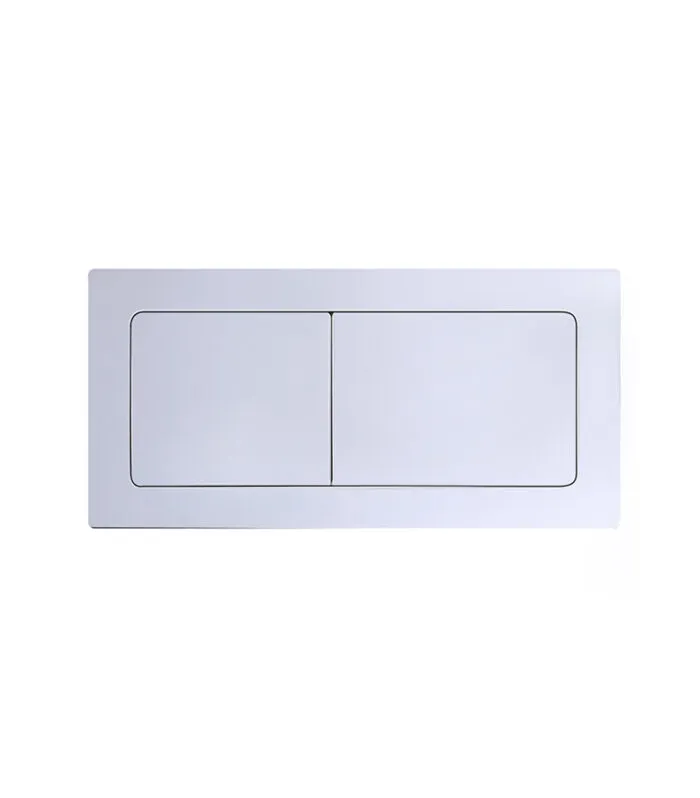 Chrome Square Press Toilet Button PB-S Topview