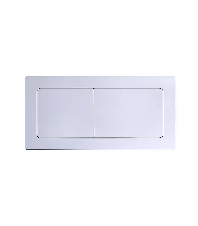 Chrome Square Press Toilet Button PB-S Topview