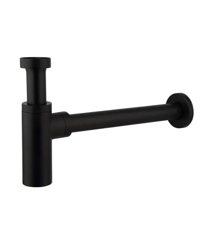 Reno Round Bottle Trap 40mm - Matt Black