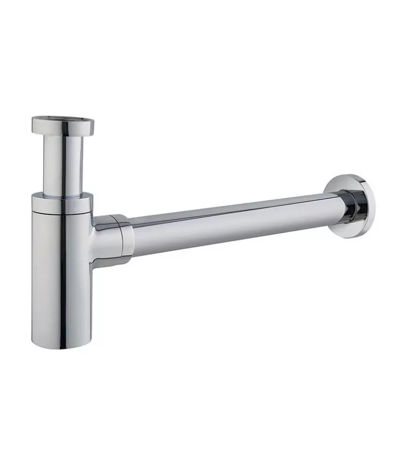 Reno Round Bottle Trap 40mm - Chrome