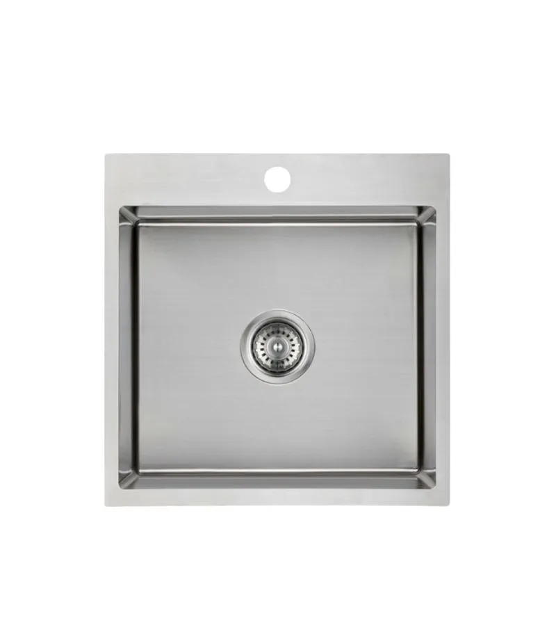 Cora 480x500x230mm Stainless Steel Single Bowl Laundry Sink - Stainless Steel