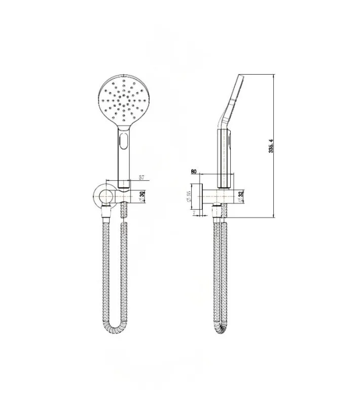 Cora Handheld Shower - Specification