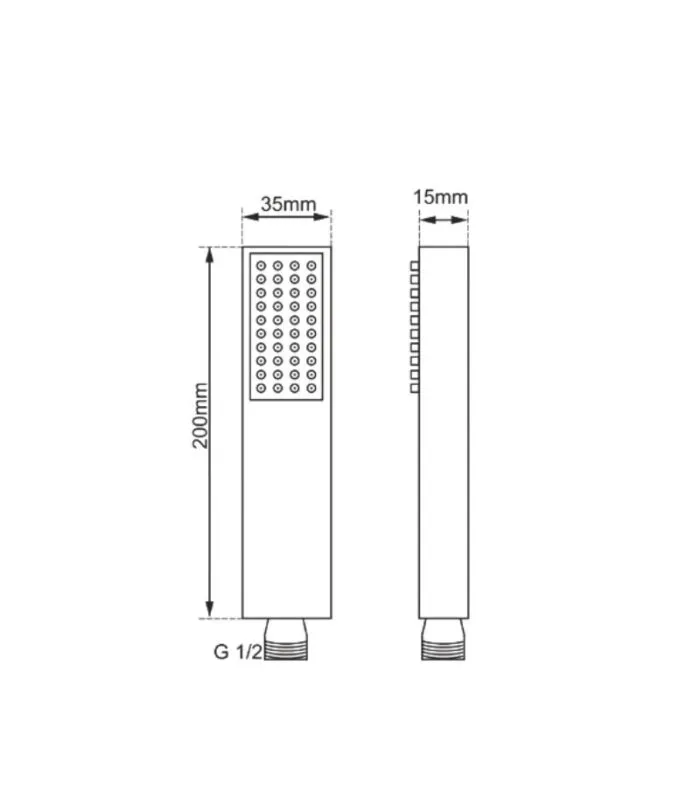 IVANO Handheld Shower Head - Specification