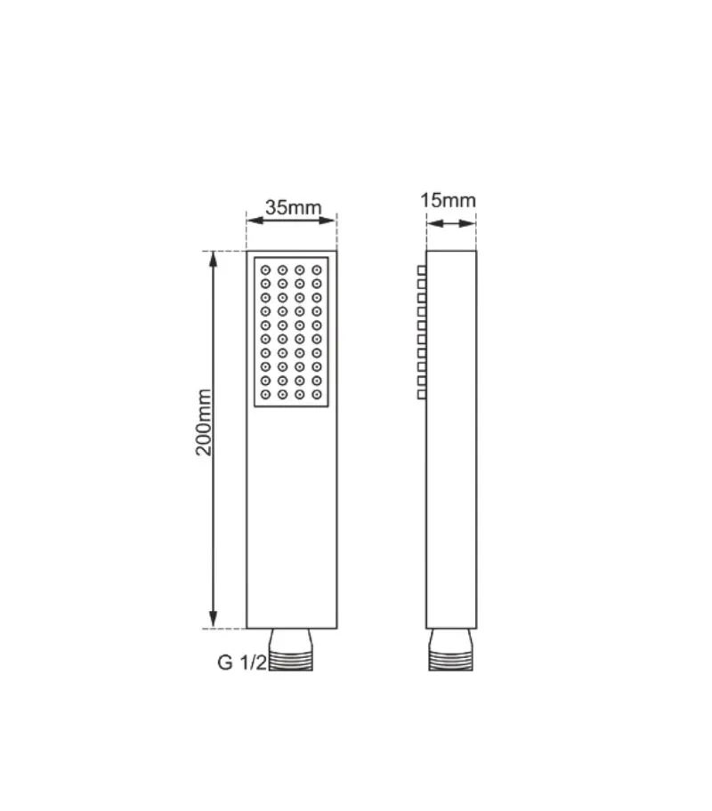IVANO Handheld Shower Head - Specification
