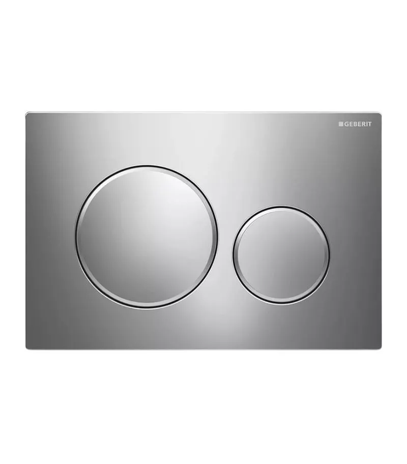 Geberit Sigma Dual Flush Push Plate – Sigma20KH | Chrome & Matte Chrome